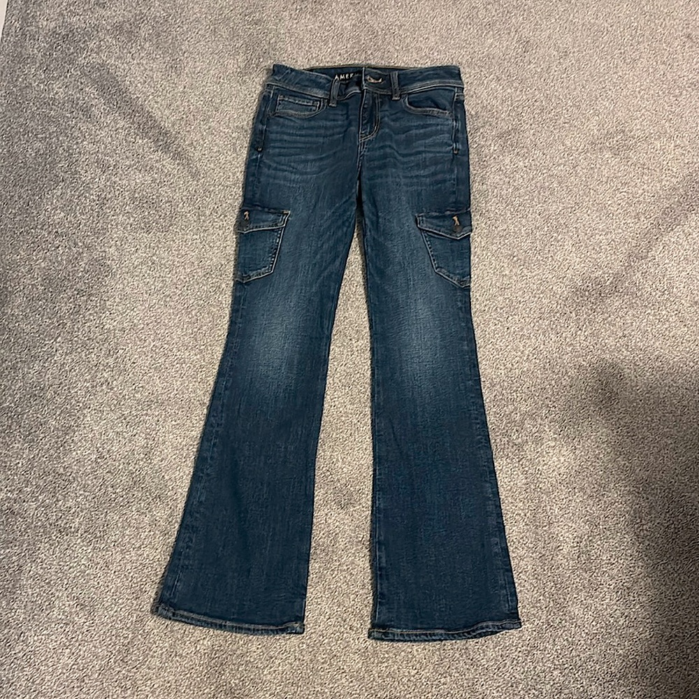 American Eagle Mid Rise Stretch Jeans